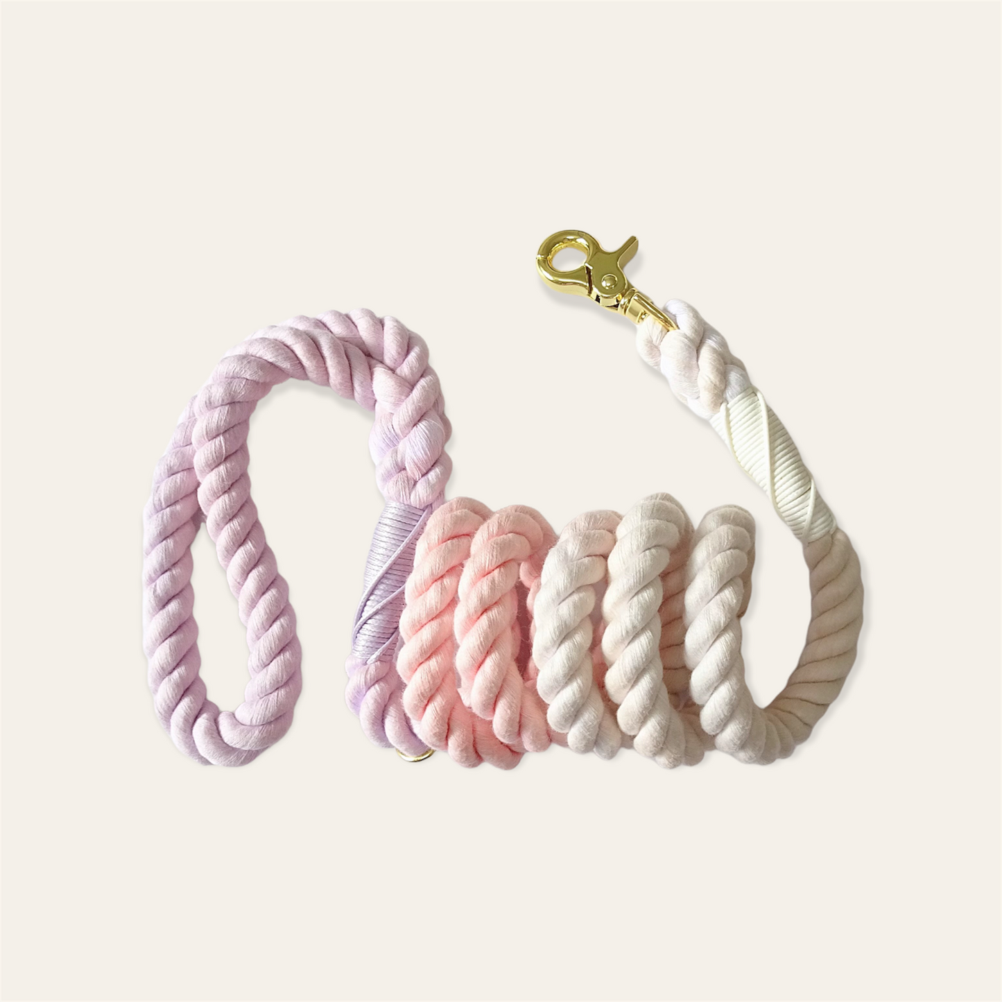 Cotton Candy Rope Leash